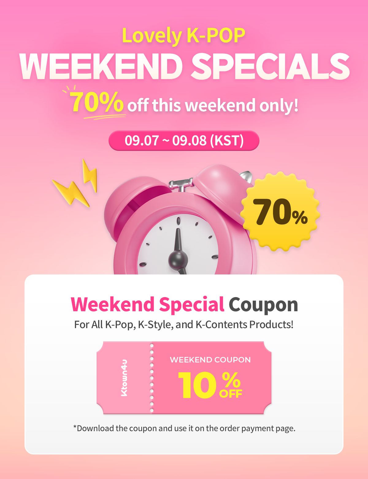 Weekend Specials​