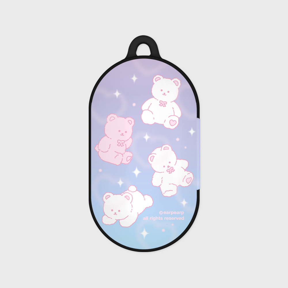 [earpearp] Twinkle merry-purple/blue (Buds hard case)