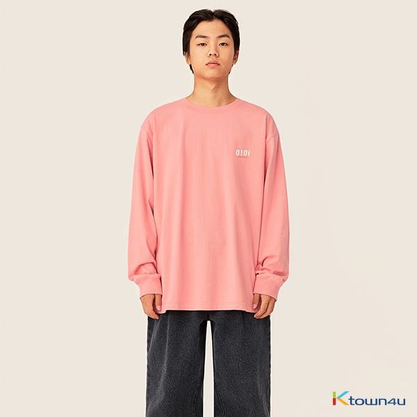 BASIC LOGO LONG SLEEVE T-SHIRTS PINK