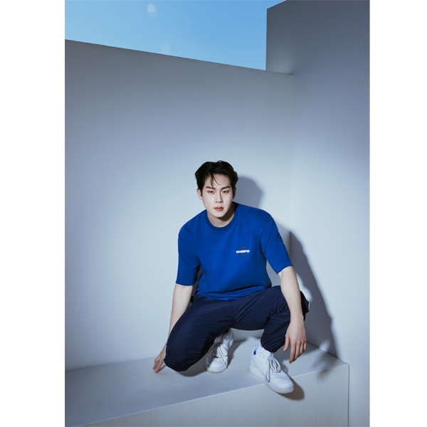 (MONSTA X JOOHONEY) UV DYNAMICHMPS TEE  [BLUE][L]