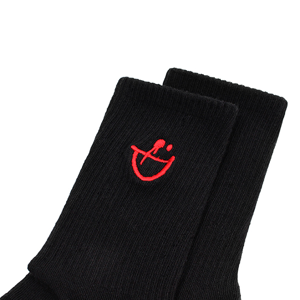 ktown4u.com : iKonic Smile Socks [Black][Free]