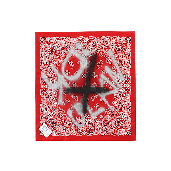 (iKON DK Gift) DK Graffiti Bandana [Red][One Size]