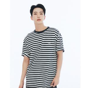 [Seventeen HOSHI Gift] Stripe Short Sleeve T-Shirt  - ktown4u.com