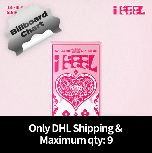  [Counting towards Billboard chart] (G)I-DLE - 6th Mini Album  [I feel] (Queen Ver.) (DHL Shipping Only & Maximum qty: 9)