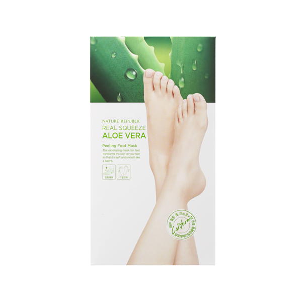 Oh K! Exfoliating Aloe Foot Peel Mask - 1.35 fl oz