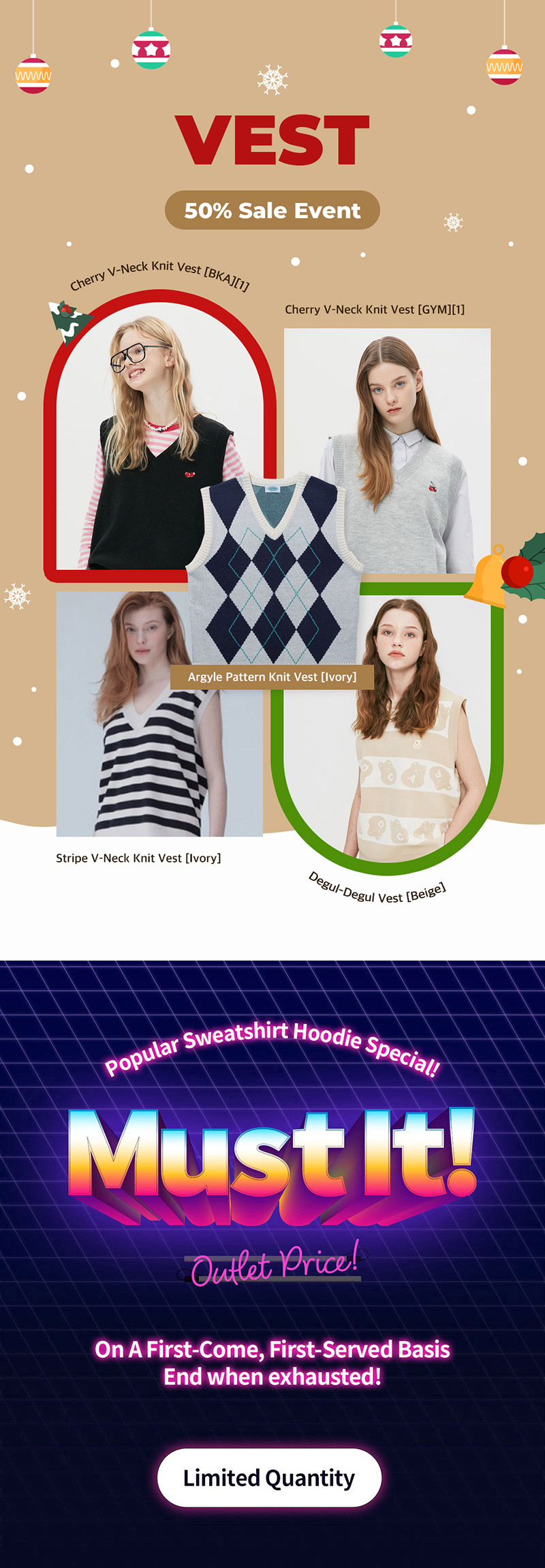 ktown4u.com : ☆Popularity!☆ K-Idol's Favorite Knit Vest [6styles]